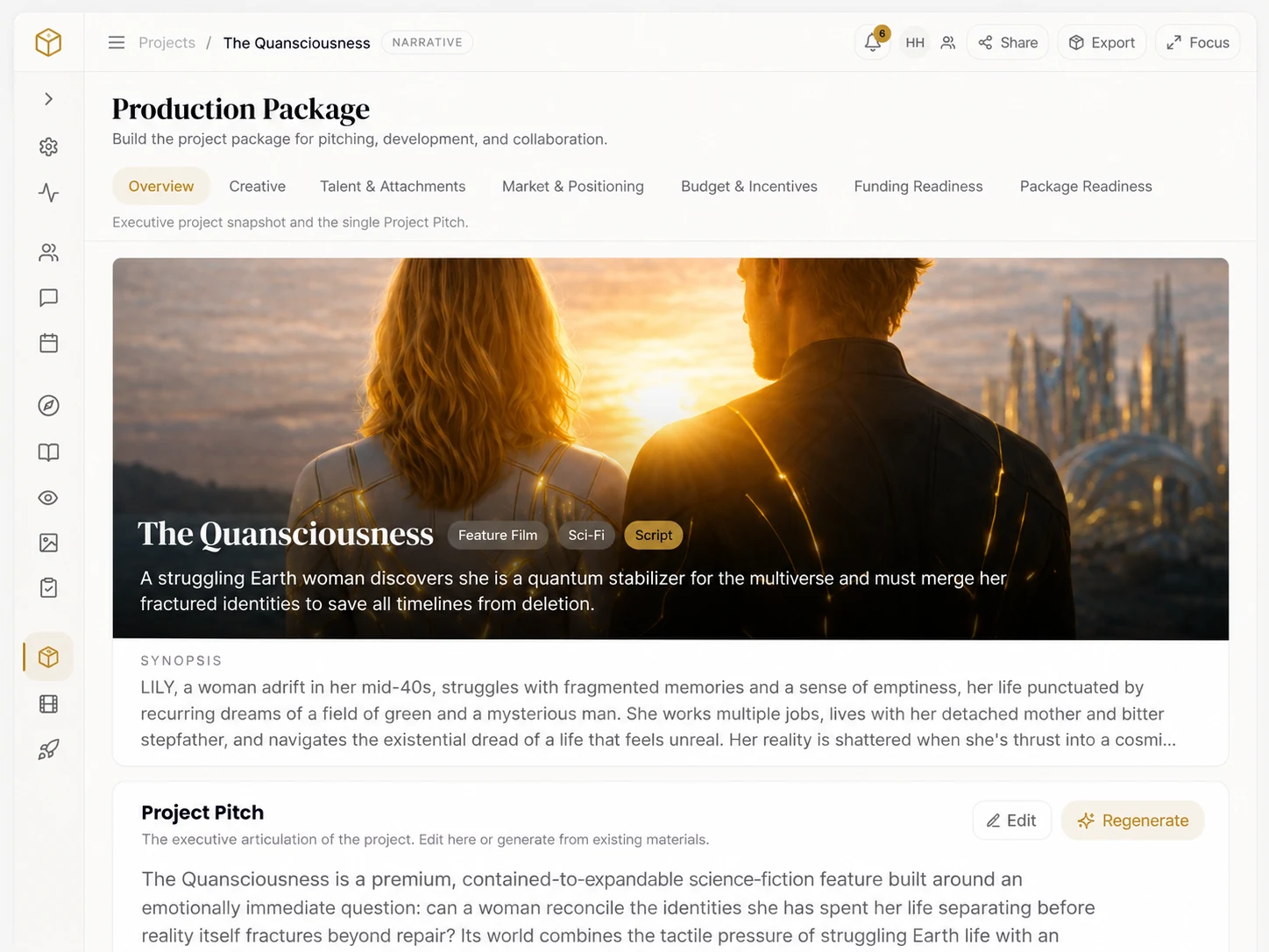 Filmadex production package